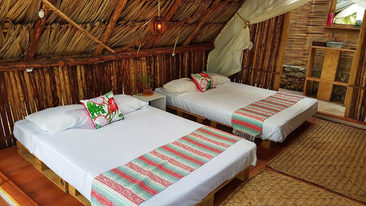 El Buho Bacalar Eco-Cabanas Hostal Exterior photo